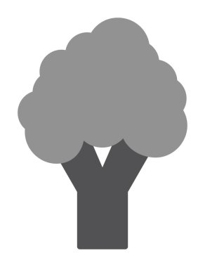 brokoli web simgesi, vektör illüstrasyonu  