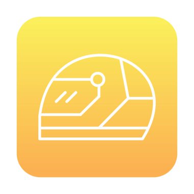 Kask simge vektör çizim yarış                 