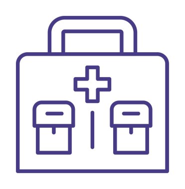 İlk yardım kiti vektör illüstrasyonu