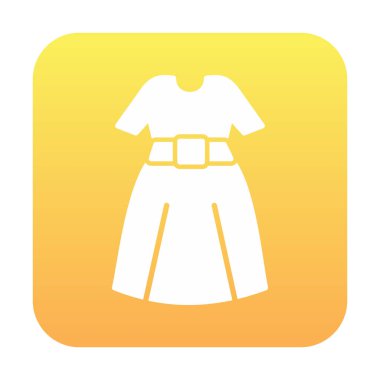 elbise web simgesi, vektör illüstrasyonu