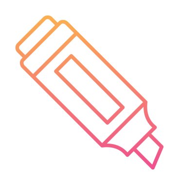 İşaretleyici. Web simgesi basit illüstrasyon                       