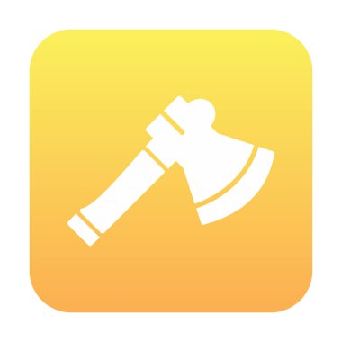 Balta. Web simgesi basit illüstrasyon