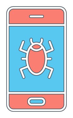 Mobil Virüs Çizimi ile akıllı telefon 