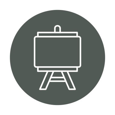 Resim yapmak. Web simgesi basit illüstrasyon