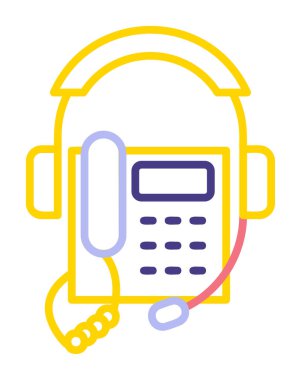 telefon web simgesi, vektör çizim 