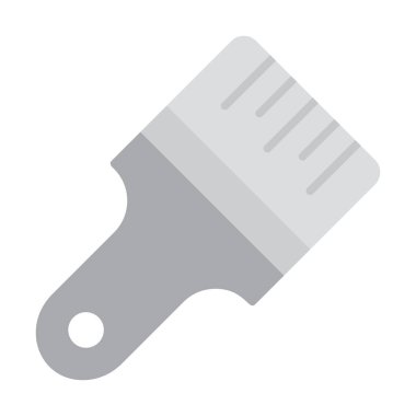 fırça ağ ikonu vektör illüstrasyonu