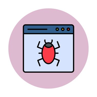 Yasak web sitesi vektör simgesi 