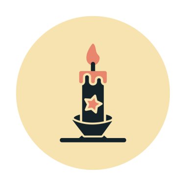 Mum web simgesi, vektör çizim