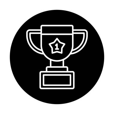 Basit kupa ögesi illüstrasyonu