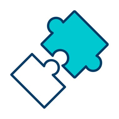 yapboz çizgisi biçimi simgesi