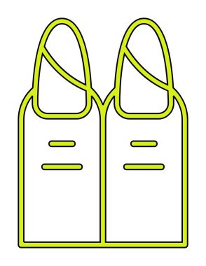 iki çivi web simgesi, vektör illüstrasyonu 