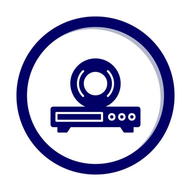 CD çalar simge vektör çizim