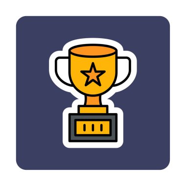 Basit kupa ögesi illüstrasyonu