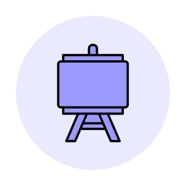 Resim yapmak. Web simgesi basit illüstrasyon