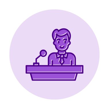 Ders vektör illüstrasyonu. düz biçim. 