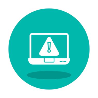 Hata vektör çizimi, Konsept ve grafik tasarım için Adware vektör çizgisi simgesi. 