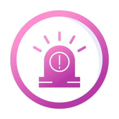 Uyarı simgesi, taslak biçimi, vektör illüstrasyonu