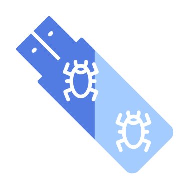 Virüs Pensürücü simgesi vektör illüstrasyonu