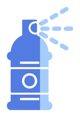 Boya spreyi simgesi, vektör illüstrasyonu 