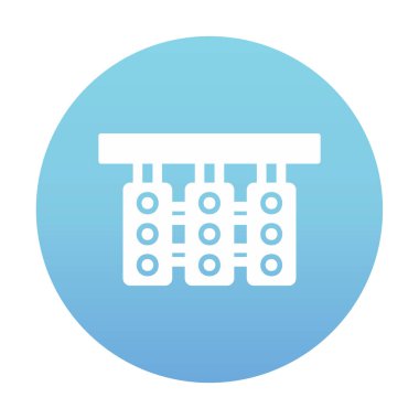 Trafik ışıkları web simgesi, vektör çizim 