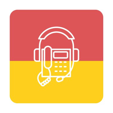 telefon web simgesi, vektör çizim 