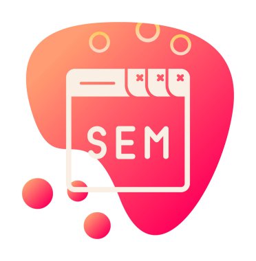 tarayıcı web simgesi, vektör illüstrasyonu 