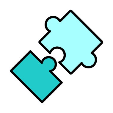 yapboz çizgisi biçimi simgesi