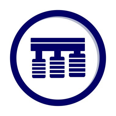 Araba pedalları web tasarım ikonu. Beyaz arkaplanda vektör illüstrasyonu