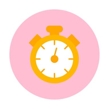 düz stil kronometre vektör çizimi