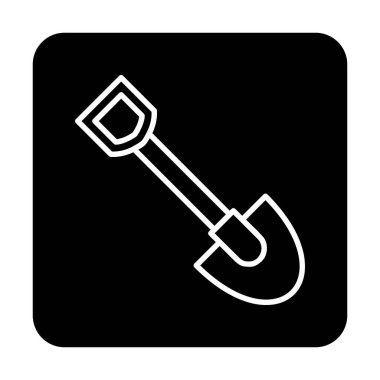 Web simge vektör çizim kürek 