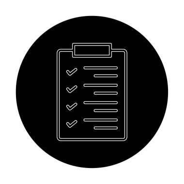 Pano simgesinin vektör illüstrasyonu