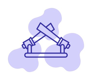 Spots Lights simge vektör illüstrasyonunu gösterir