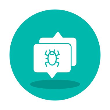 Hata vektör illüstrasyonlu Konuşma Baloncuğu