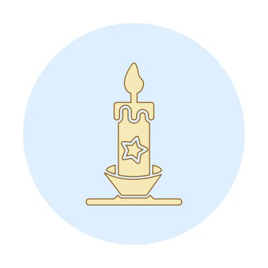 Mum web simgesi, vektör çizim