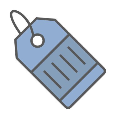 Fiyat Etiketi simgesi, vektör illüstrasyonu basit tasarım