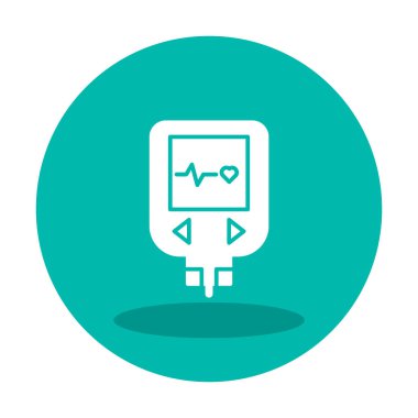 modern grafik basit Glucometer simge vektörü