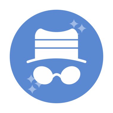 Basit casus yazılım simgesi, vektör illüstrasyonu