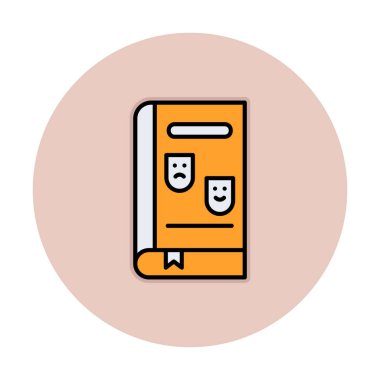 Çizgi Roman simgesi, vektör illüstrasyonu  