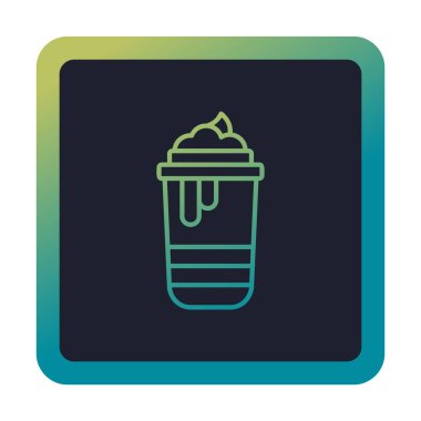 Sıcak çikolata, vektör illüstrasyon tasarımı 