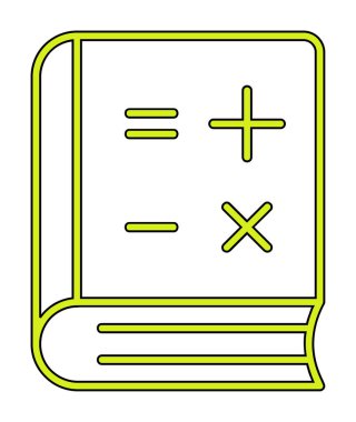 Matematik Kitabı vektör çizimi, simge ögesi arkaplanı          