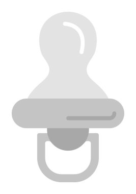 Bebek emziği çizgisi simgesi. dizayn.