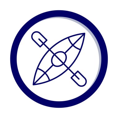 Basit Kano Teknesi simgesi, vektör illüstrasyonu