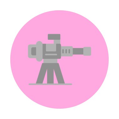 Makine Tüfeği vektör illüstrasyonu