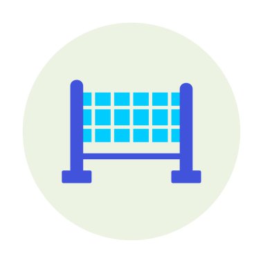 voleybol net simge vektör çizim