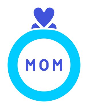 halka simgesi, vektör illüstrasyonu basit tasarım