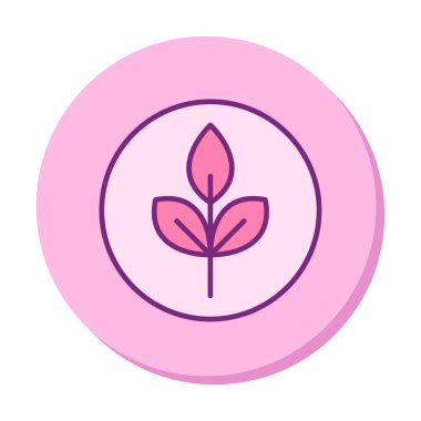 Yaprak logosu tasarımının vektör çizimi. Ekoloji kavramı 