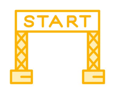 satır simge vektör çizim başlatmak