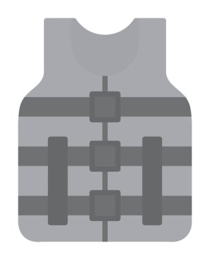 Emanet yelek kutsal kişilerin resmi, vektör çizim 