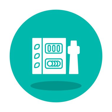 Basit Japon Bento kutusu simgesi, vektör illüstrasyonu