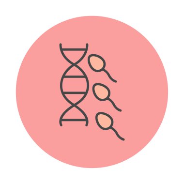 Üreme sisteminin vektör çizgisi çizimi